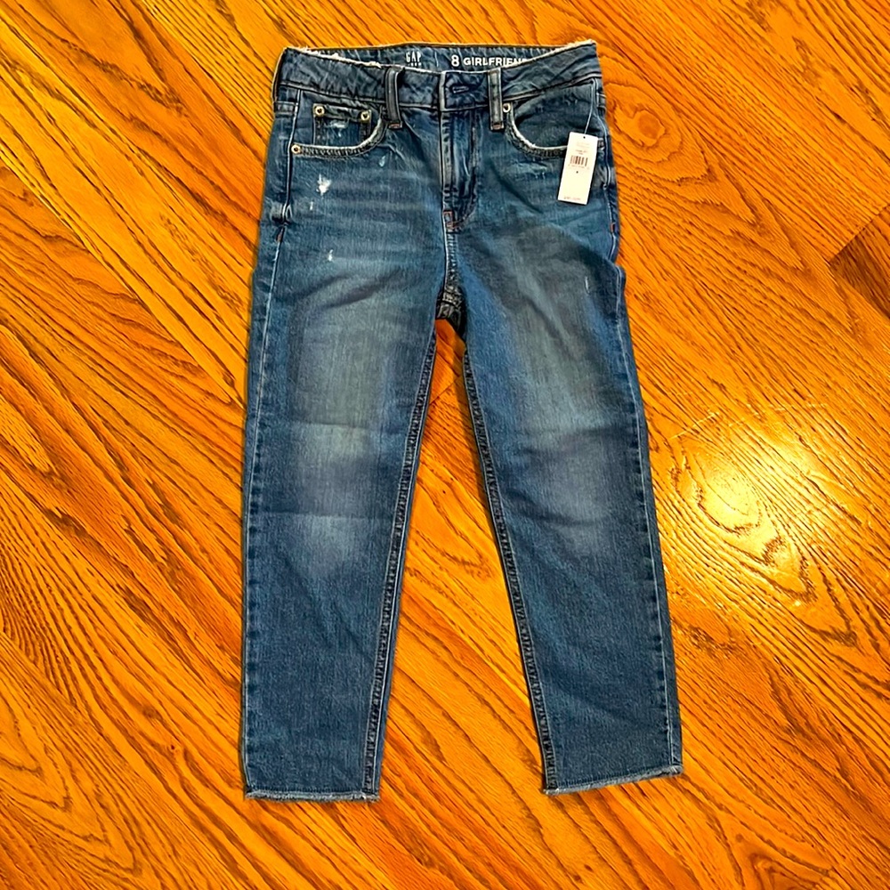 New with tags! Gap girlfriend high rise jeans size 8